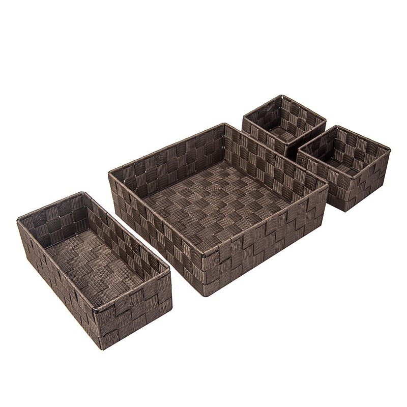 Posprica Woven Storage Baskets for Organizing, Small Baskets Cube Bin