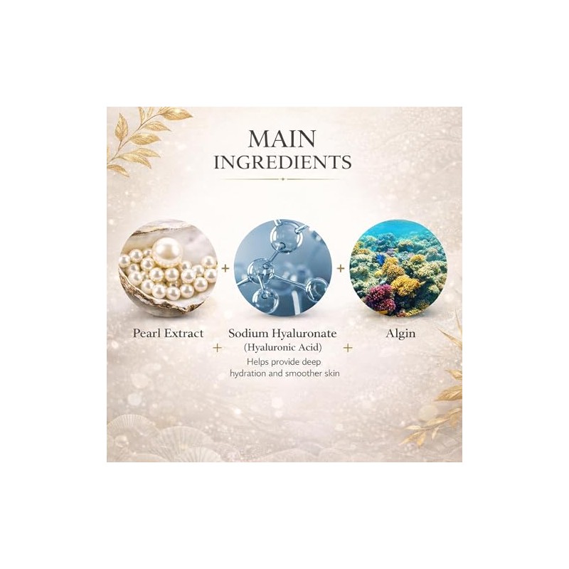 2500ml Modeling Mask Powder Pack Pearl for Whitening & Moisturizing