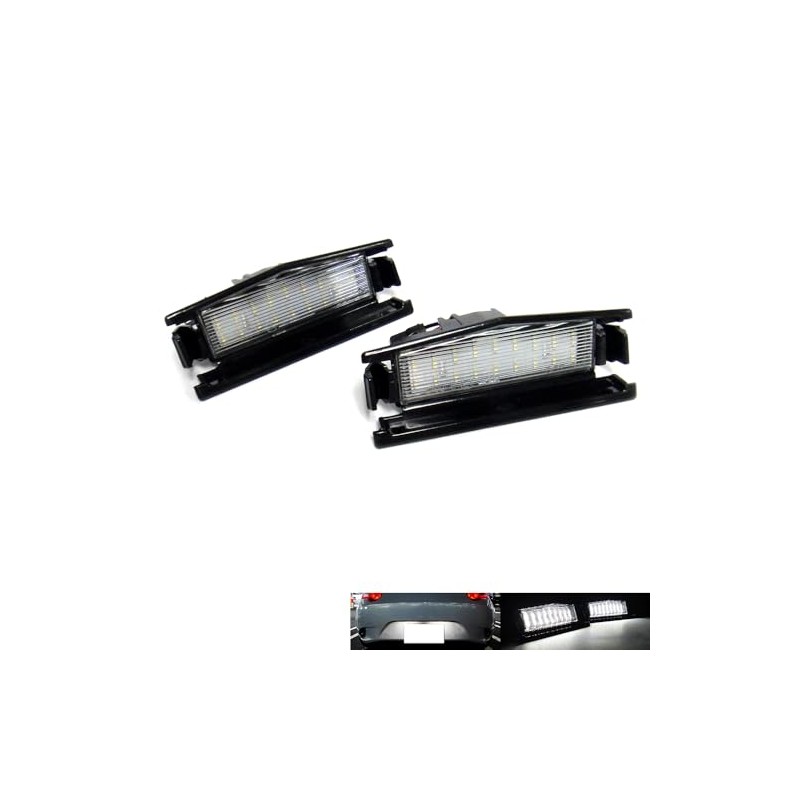 RZG 2x LED Licence Number Plate Light White Canbus For