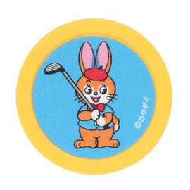 Hokushin Golf Kookie Ramune Chip Marker MK468 YL (Yellow x Blue/FF/Men's, Lady's, Jr)