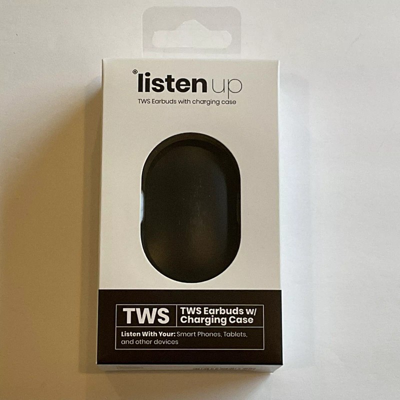Gems Listen Up Earbuds With Charging Case.Black