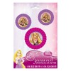 Tangled Rapunzel Tissue Paper Fans - 8" & 6", 3