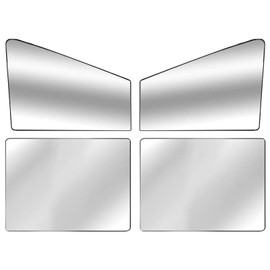 YuraYura Car Sun Shade Side Magnet, Set of 4, Sun Shade, UV Protection, Blackout Insulation, Sun Protection, Direct Sunlight, UV Protection, Easy Installation, Privacy Protection, Disaster Prevention,