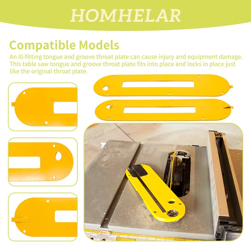 71420 Table Saw Dado Insert Replacement for Ridgid R4512 10