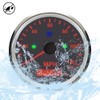 Waterproof 85mm Speedometer Gauge 0-125MPH Marine MPH GPS Speedometer Adjustable