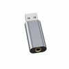 TRkin USB 3.5-mm Adapter Direct Plug External Sound Card TRRS