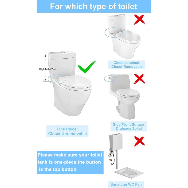 2 Inch Toilet Flush Valves, Toilet Repair Kit Dual Flush
