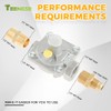TEENGSE 1/2" Natural Gas and Liquefied Interchange Pressure Regulator, Natural