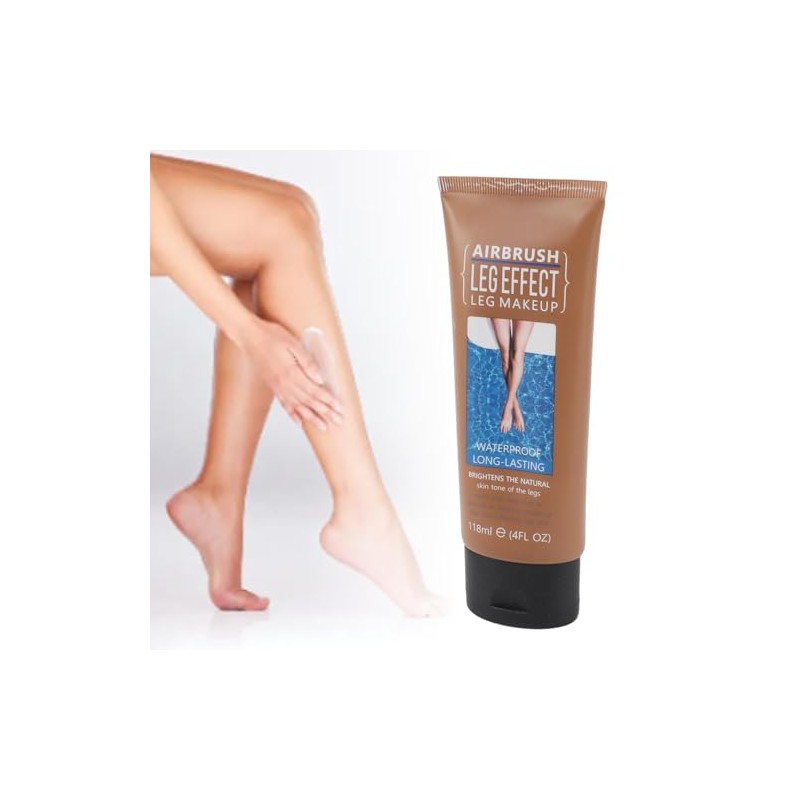 Sonew Loción de Maquillaje para Piernas, Base de Maquillaje Líquida,