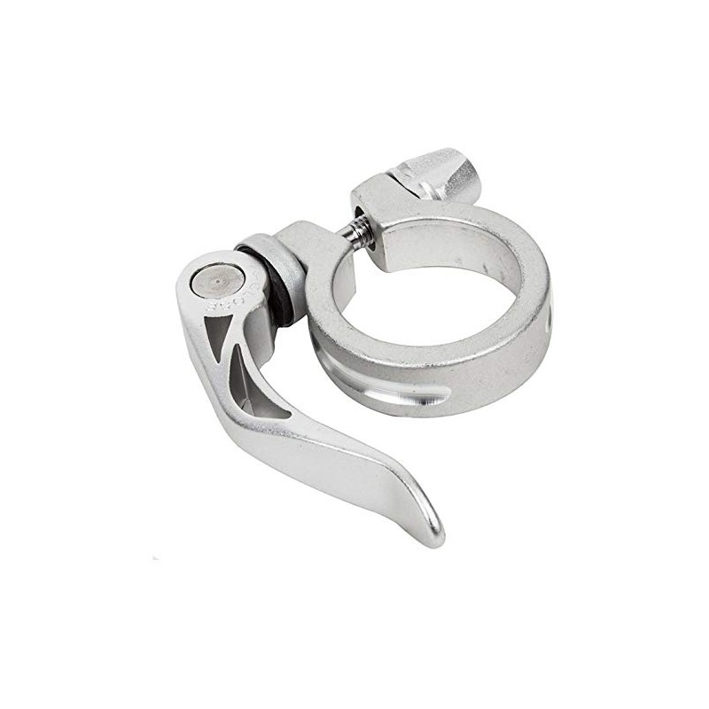 Sunlite Bicycle Quick Release Seat Clamp, 34.9mm, Silver