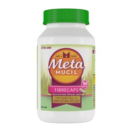 Metamucil Daily Fibre Supplement Caps, 160 Doses