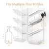 AITEE Acrylic Bathroom Organizer Caddy, Clear Shampoo Holder Wall Mounted,