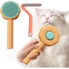 2 Piezas Cepillo para Gato, Autolimpiante Cepillos de Aseo para