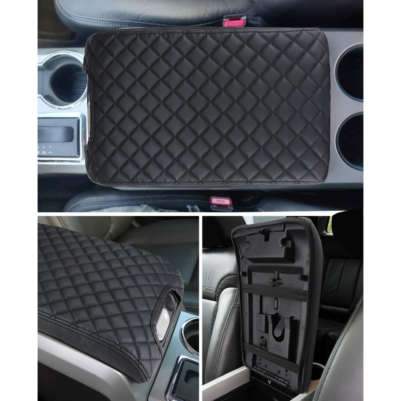 INTGET Center Console Armrest Cover for Ford F150 Accessories 2009