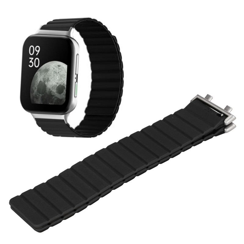 Silicone Magnetic Watch Bands Strap Wristband Replacement for OPPO Watch