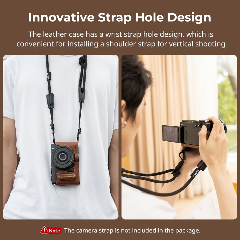 SmallRig Half Leather Case Kit Vintage Style Leather Camera Half