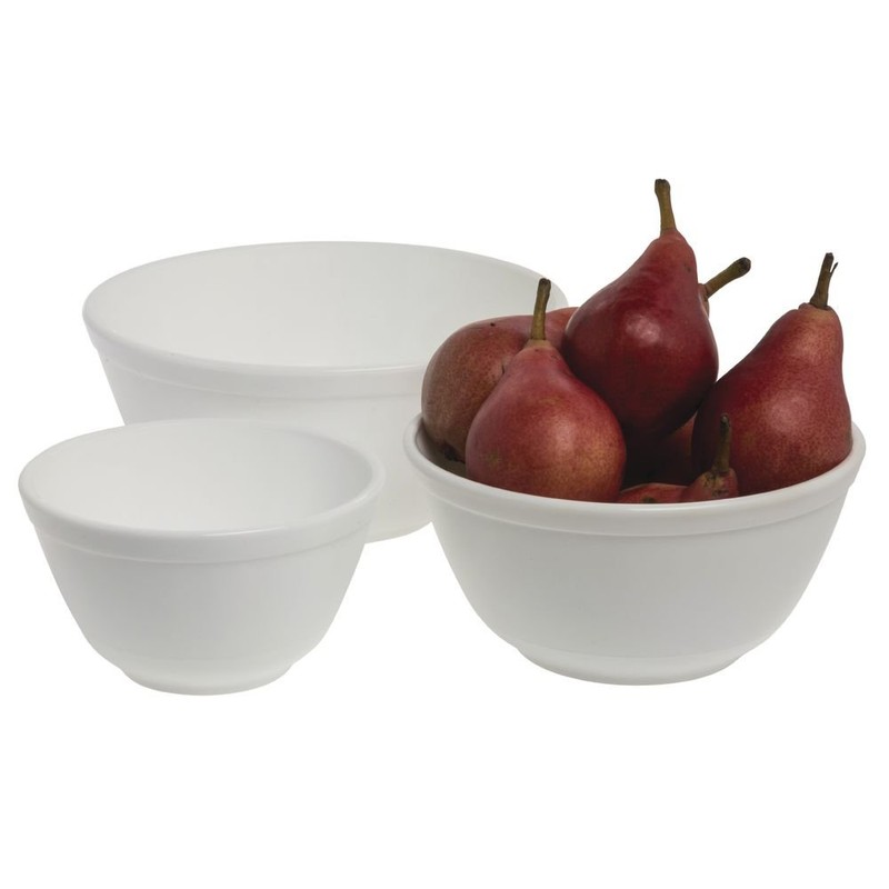 Mosser Glass Milk Glass Mixing Bowl Set