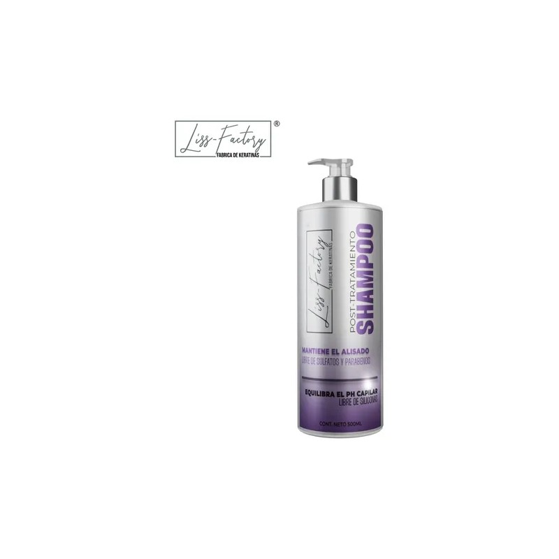 Kit Cirugía Capilar Liss-factory 500ml Shampoo Post 500ml