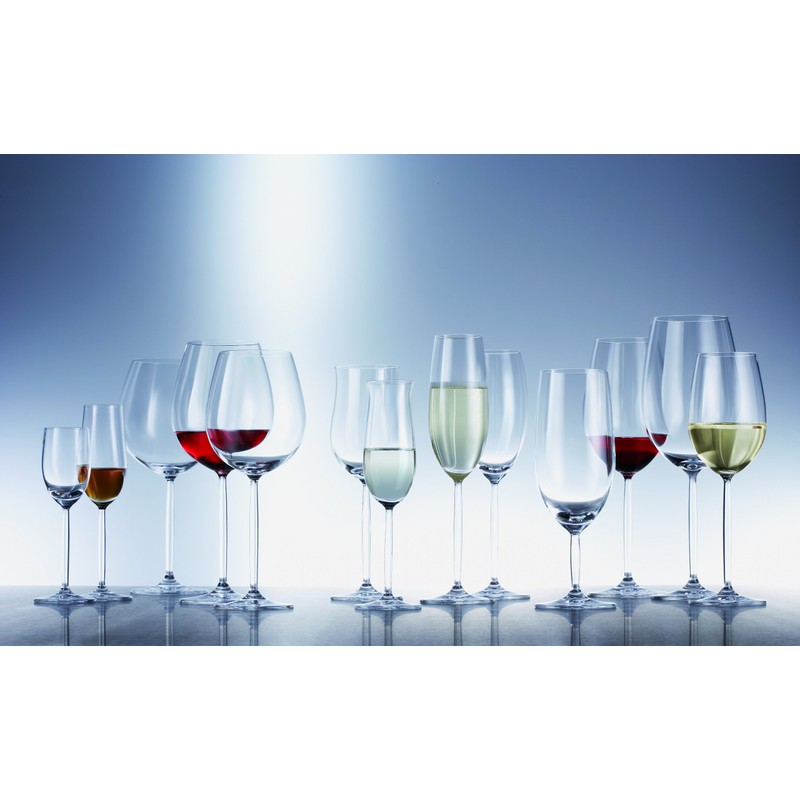 Schott Zwiesel Tritan Crystal Glass Diva Stemware Collection Claret/Bordeaux Goblet,