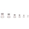 170pcs M3‑M10 304 Stainless Steel Rivet Nuts Durable Flat Head