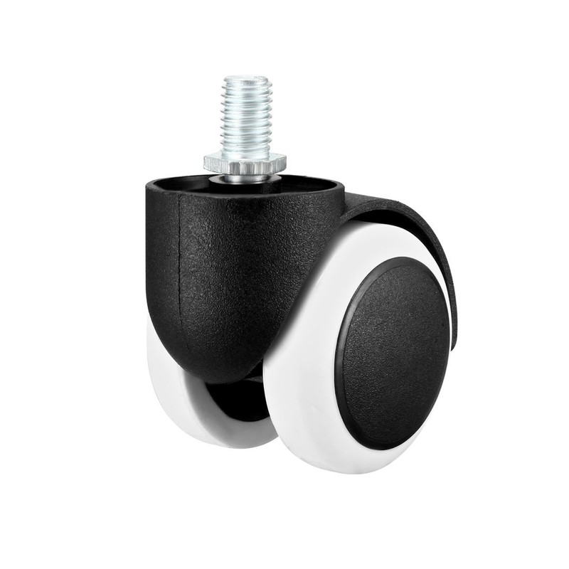 sourcing map Office Chair Casters Wheels 2 Inch PU Twin