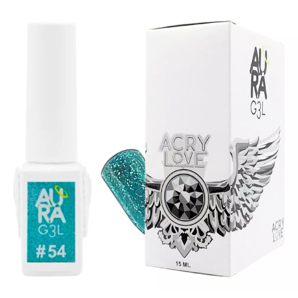 Acry Love Aura G3l Mini Flakes 15ml Gel Para Uñas Acry Love Color 54