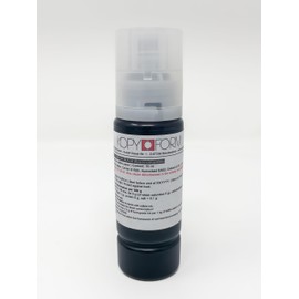 Kopyform Canon KOL070 Food Ink 4 x 70 ml Set (Black, Yellow, Magenta, Cyan) for Canon Printers e.g. G1501 with Adaptor for Easy Filling