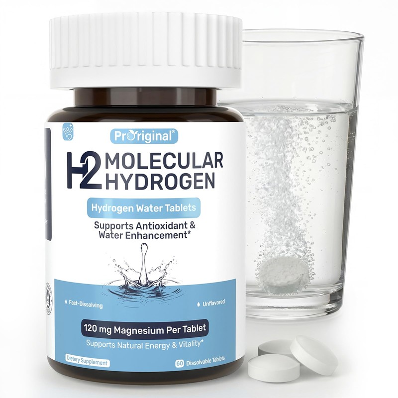 Hydrogen Water Tablets - 12 PPM H2 Molecular Hydrogen -