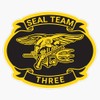 HOF Trading Seal Team 3 Vinyl Sticker Waterproof Decal Laptop