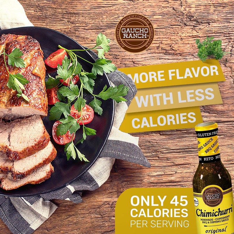 Gaucho Ranch Chimichurri Sauce Original Flavor | Chimichurri Seasoning Mix