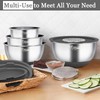 Wildone Mixing Bowls with Airtight Lids, 22 PCS Stainless Steel