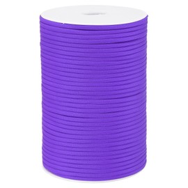 PATIKIL 328FT 550 Paracord, 7 Strand Parachutes Cord Spool 4mm Survival Strong Rope String for Camping Hiking Fishing, Purple