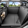 REEVAA Dog Car Seat Cover for Back Seat, Hard Bottom