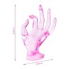 Peakloong Hand Ring Holder, Pink Room Decor Aesthetic Jewelry Displays
