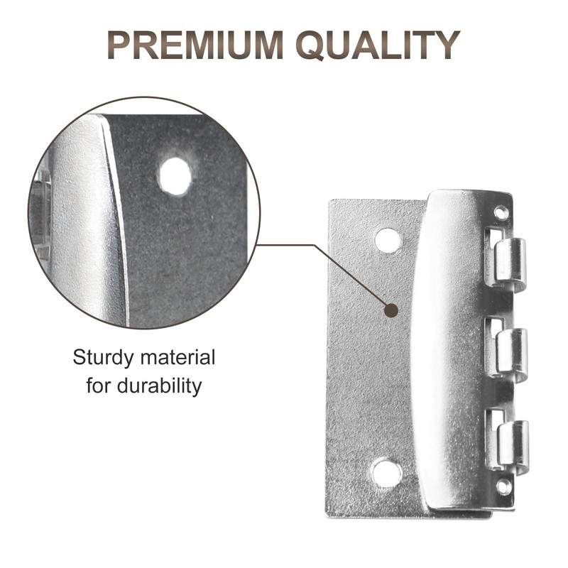 Flip Action Door Lock, Reversible Privacy Lock with Anti-Lock Out