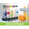 REDUCE WaterWeek Refillable Water Bottles, 14 oz - Includes 5