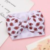 JDRGJTH Baby Girls Football Headbands with Bow,Hairband Bowknot Newborn Football