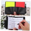 Sosoport Soccer Referee Kit Yellow Red Cards Whistles Score Sheet