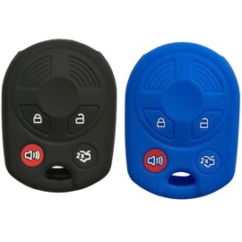 Coolbestda - Funda para llave inteligente con mando a distancia para Ford Escape Explorer Mustang Transit Fusion Focus Lincoln MKX MKZ MKS Navigator Zephyr Aviator Montego