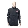 Lincoln Electric KH809M Black Medium Flame-Resistant Cloth Welding Shirt