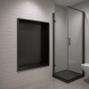 Stainless Steel Shower Niche 19 X 15 Gunmetal Black Wall