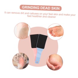Ipetboom 2pcs Curved Foot File Double Sided Foot Scrubber for Dead Skin Removal Exfoliating Tool