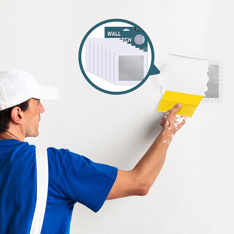 8 Pack 6 * 6 Inch Drywall Repair Patch, Drywall