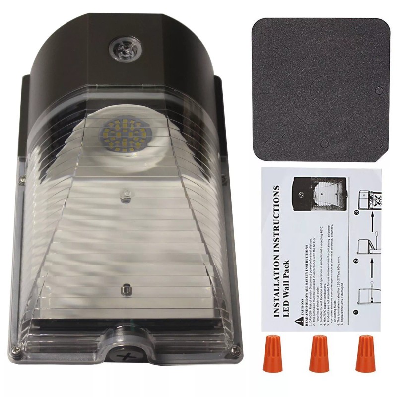 Antec Lighting 2-PACK Outdoor LED Wall Pack 26Watt 4000K Waterproof