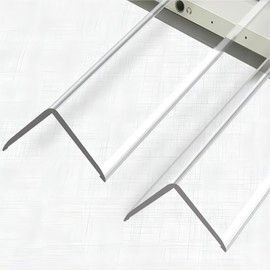 Awvob Wall Corner Protector - 1PCS, 47.2"x1.18" - Self Adhesive Clear Corner Protectors for Walls, Cabinet Door Edge Guard, Corner Trim & Easy to Install Corner Guards for Walls (120cmx3cm)