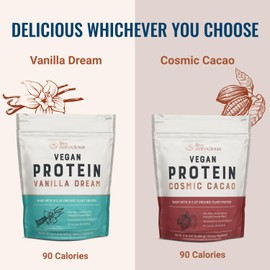 Live Conscious Live Conscious Vegan Pea Protein Powder - Vanilla Dream Flavor | Plant-Based Vegan Protein Blend - Pea, Brown Rice, Pumpkin, Sacha Inchi | 20 Servings 18 oz