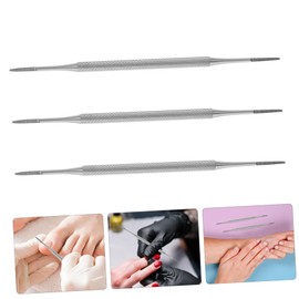 Mikinona 3pcs Professional Nail Cleaning Instrument for Toenails Double-ended Pedicure Tool Nail Supplies