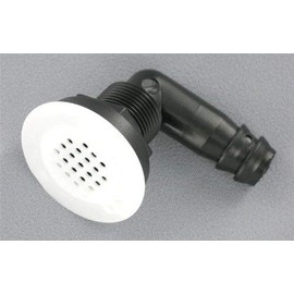 Replacement Boat Parts Elbow Drain w/Screen, 3/4" Hose Barb