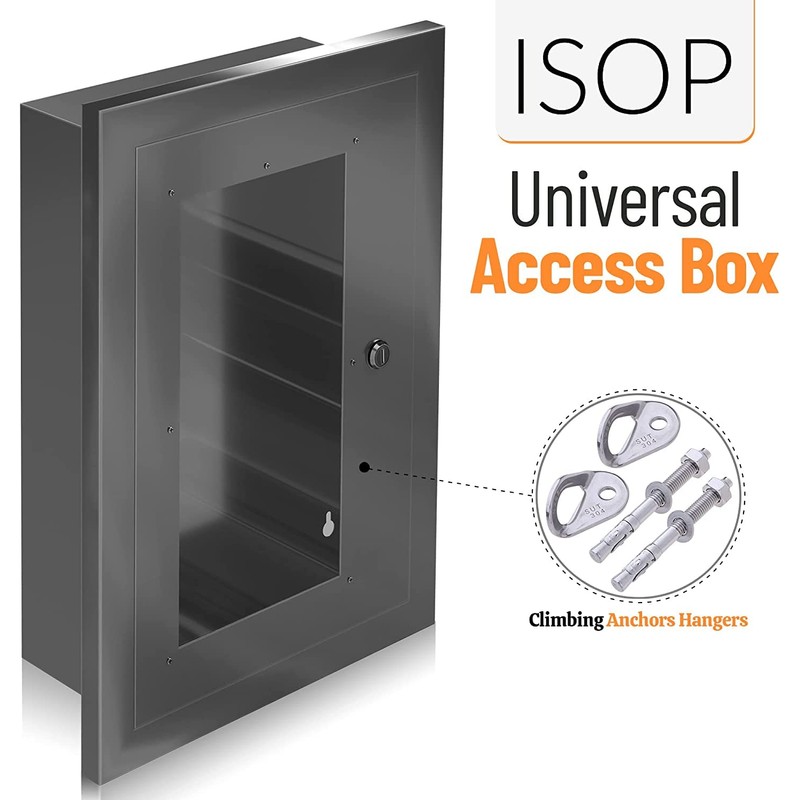 Aluminium Cabinet for Fire Escape Ladder | Universal Access Box
