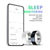 Smart Ring Multifunction Sleep Temperature Monitoring Pedometer 23mah Health Tracker